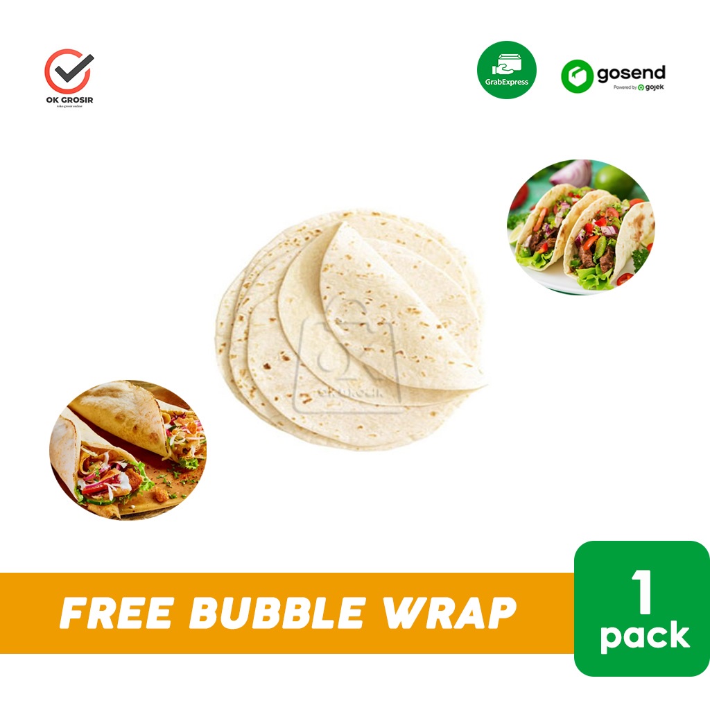 

Tortilla Kebab Kulit / Roti Kulit Burrito (1 Pack) KHUSUS INSTANT