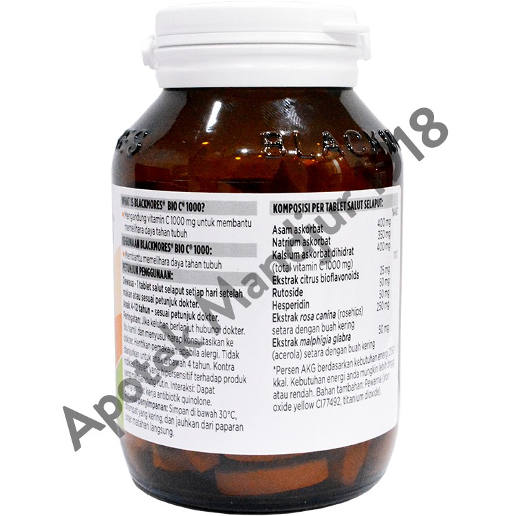 Blackmores Bio C 1000mg Isi 90 Tablet Shopee Indonesia
