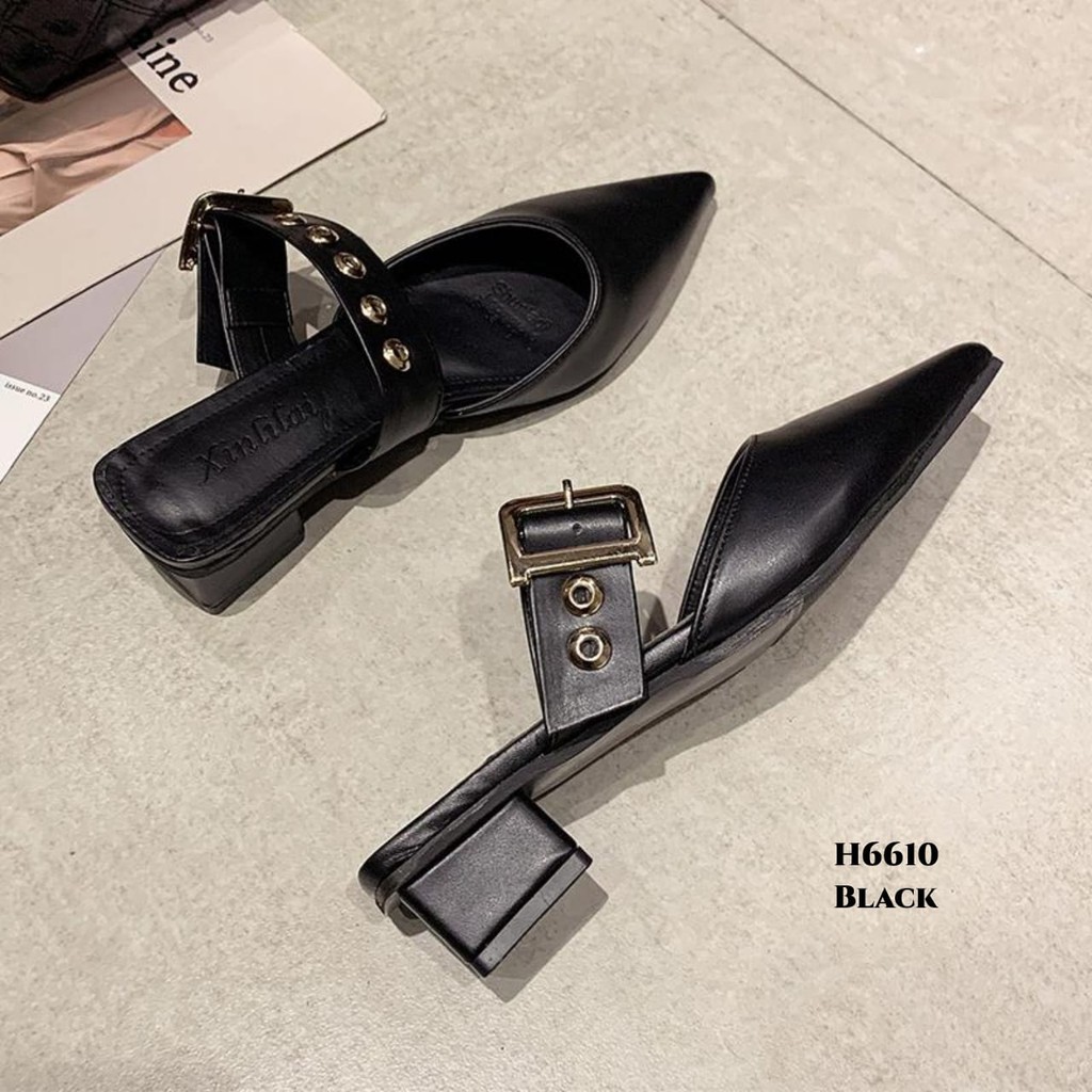 PRF Heels Pump Strap Slope Fashion Korea H6610