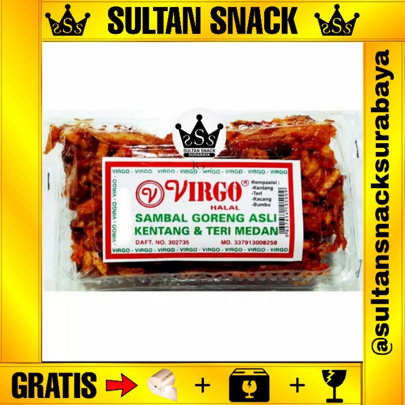 

SULTAN SNACK Sambal / Sambel Goreng Virgo Panen Raya