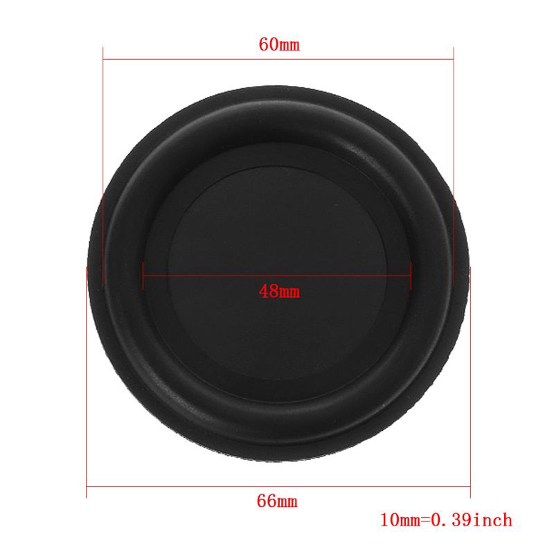 btsg* 2PCS Woofer Vibration Membrane 66mm Bass Radiator Passive Speaker Subwoofer DIY Repair Kit