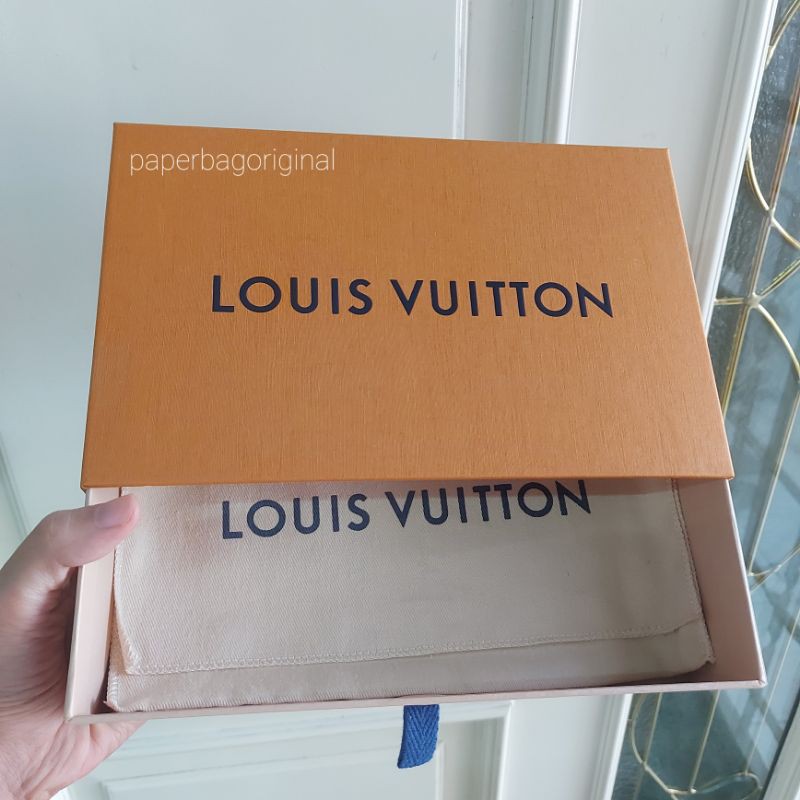 Box LV Dompet Louis Vuitton Dustbag Wallet Dust bag