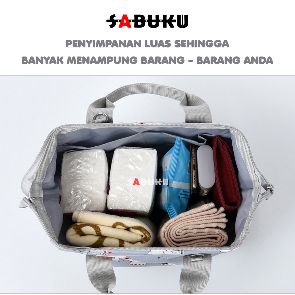 Tas Bayi Popok Diaper Tas Backpack Waterproof Perlengkapan Baby Othello Series Tas Perlengkapan Bayi Mom&amp;Baby Bag Multi-Function - 231