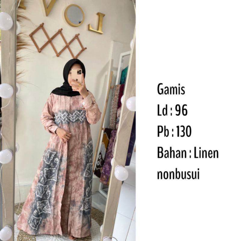 Gamis Sasirangan | Gamis Model Terbaru | Gamis