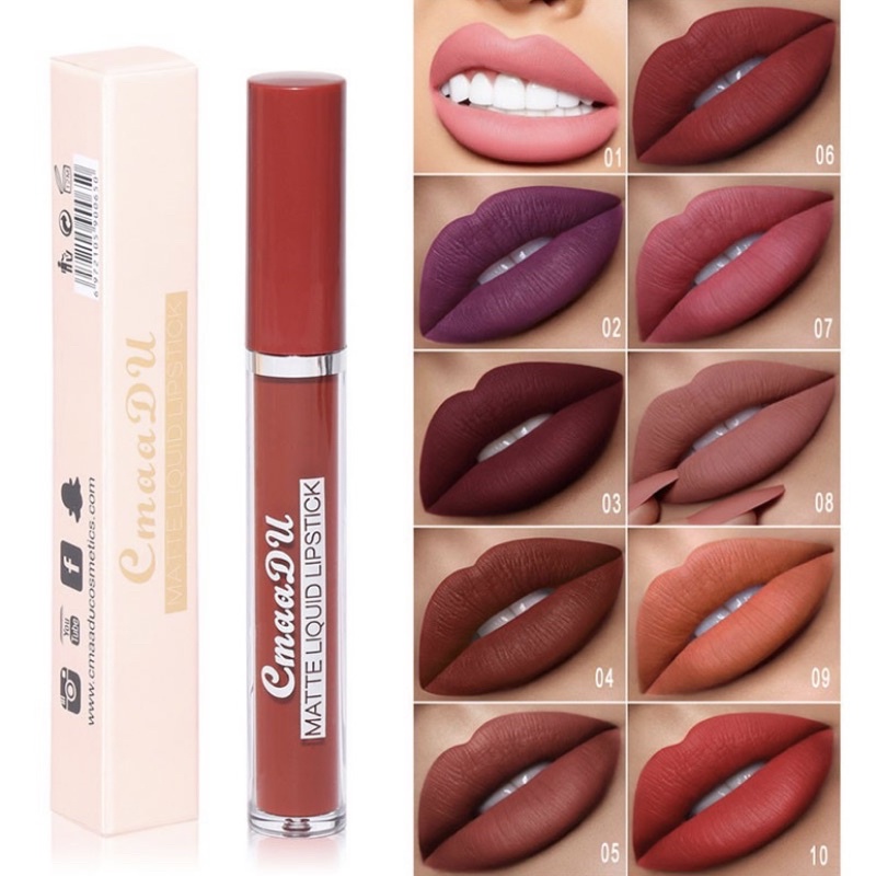 Ready lipstik creamy matte warna nude