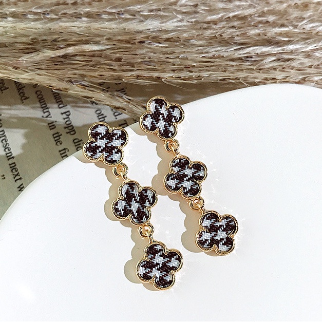 Anting Wanita Model Retro Geometric Earrings Korean Style-J