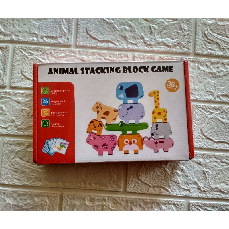 ANIMAL STACKING BLOCK GAME