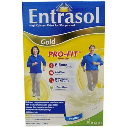 

Susu Lansia Entrasol Gold 580gram Vanilla | Coklat