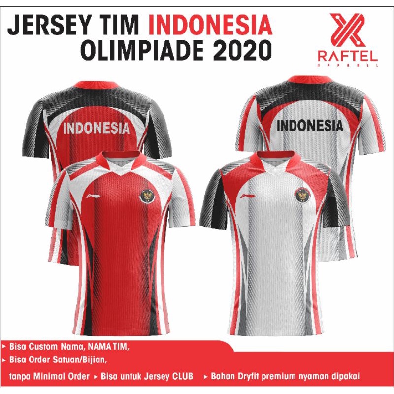 Jual Jersey Olimpiade Tokyo 2020 Timnas Indonesia ( Gratis Nama Dan ...