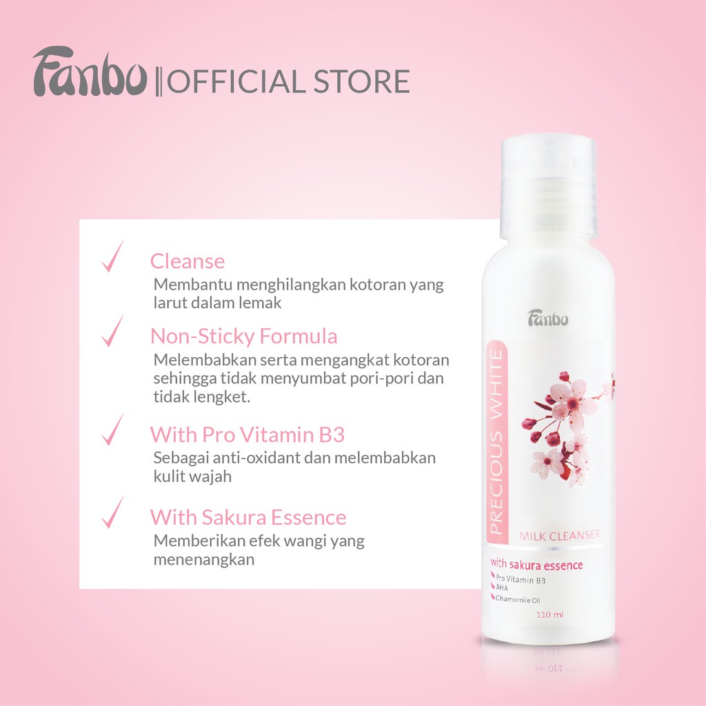 FANBO PRECIOUS WHITE MILK CLEANSER