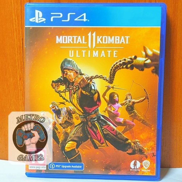 Mortal Kombat 11 Ultimate PS4 Kaset Mortalkombat 11 Ultimate Edition Playstation PS 4 5 PS4 PS5 CD BD Game Games MK11 Mortal kombat 11 ps4 ps5 mortalkombat11 xl reg region 3 asia ultimet edisi 11 x shaolin monk monks
