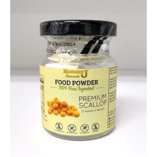 MommyJ Food Powder Premium Scallop / Bubuk Scallop Premium (Baby Food and Baby Snack)