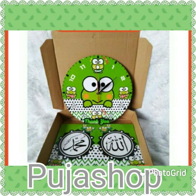 jam  karakter dingding set kaligrafi /terbaru jam dinding kaligrafi arab