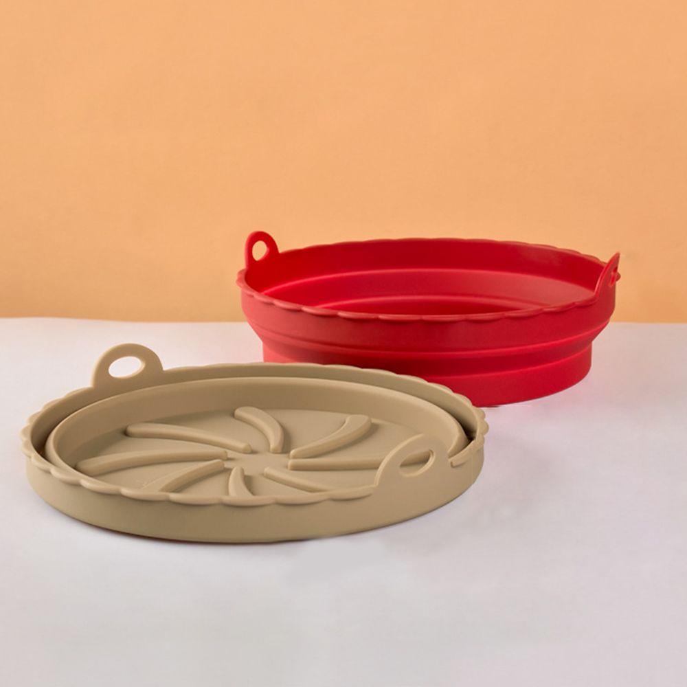 Top Foldable Silicone Pot Lembut Masak Reusable Pizza Plate Baking Basket