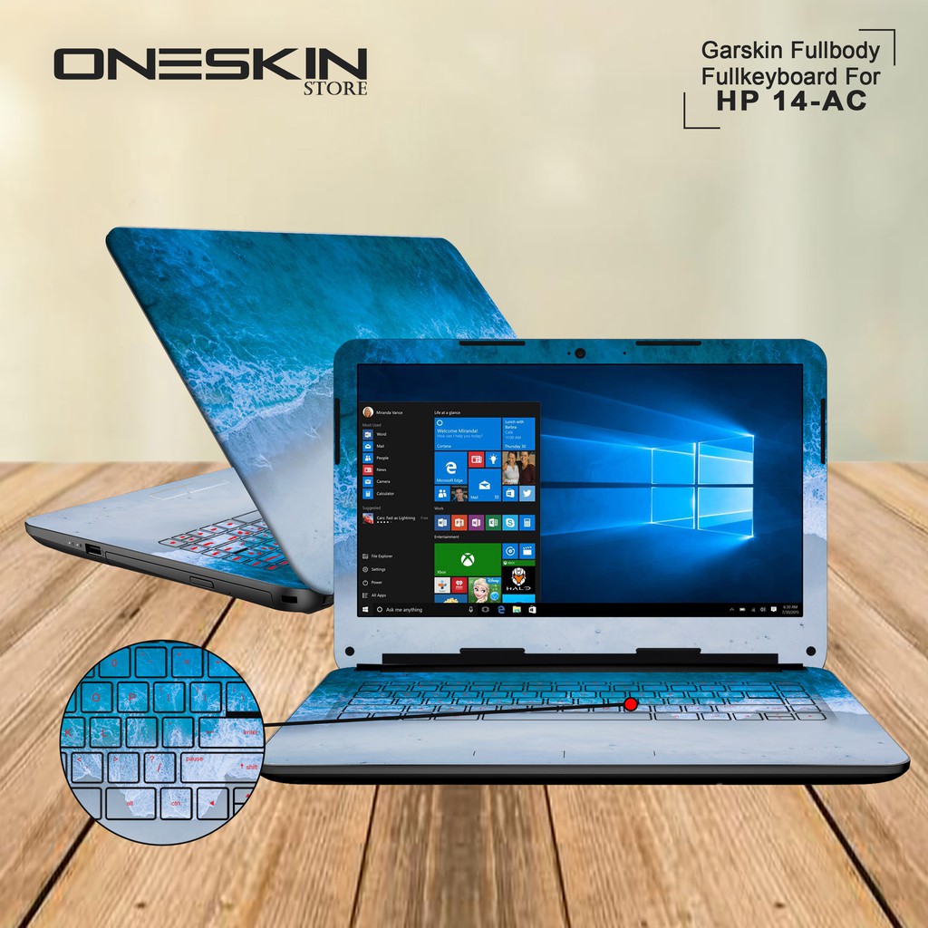 Garskin Laptop Cover Fullbody Hp 14-AC001TX 14-AC002TU 14-AC069TU