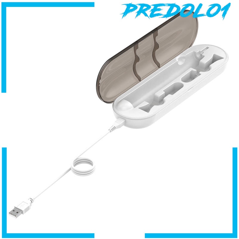 (Predolo1) Case Charger Sikat Gigi Elektrik Untuk Sonicare - Putih Kabel 1m