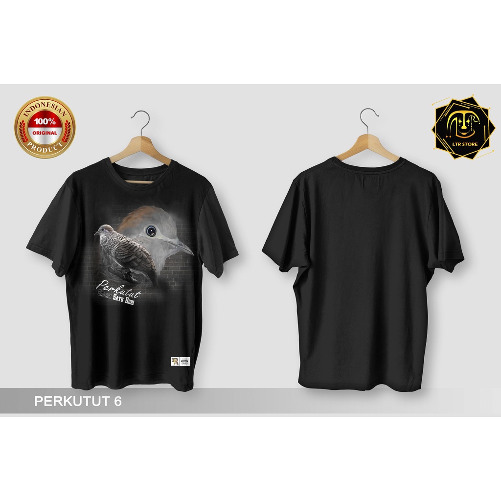 [ BAYAR DI TEMPAT ] BAJU PRINTING GAMBAR BURUNG PERKUTUT 6 - KAOS DISTRO ORIGINAL MOTIF HEWAN BINATA