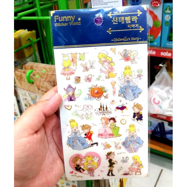 Funny Sticker Cinderella Story