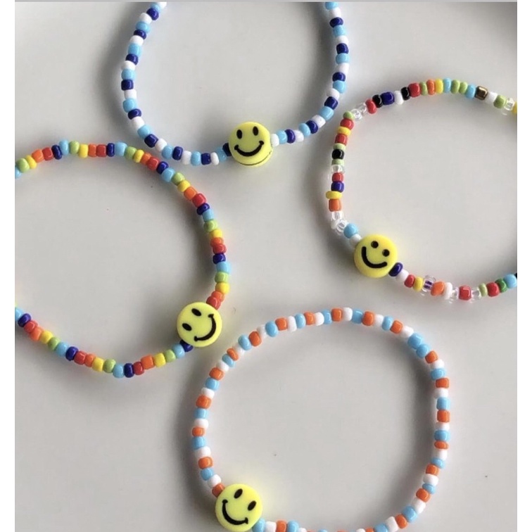 beads smile bracelet