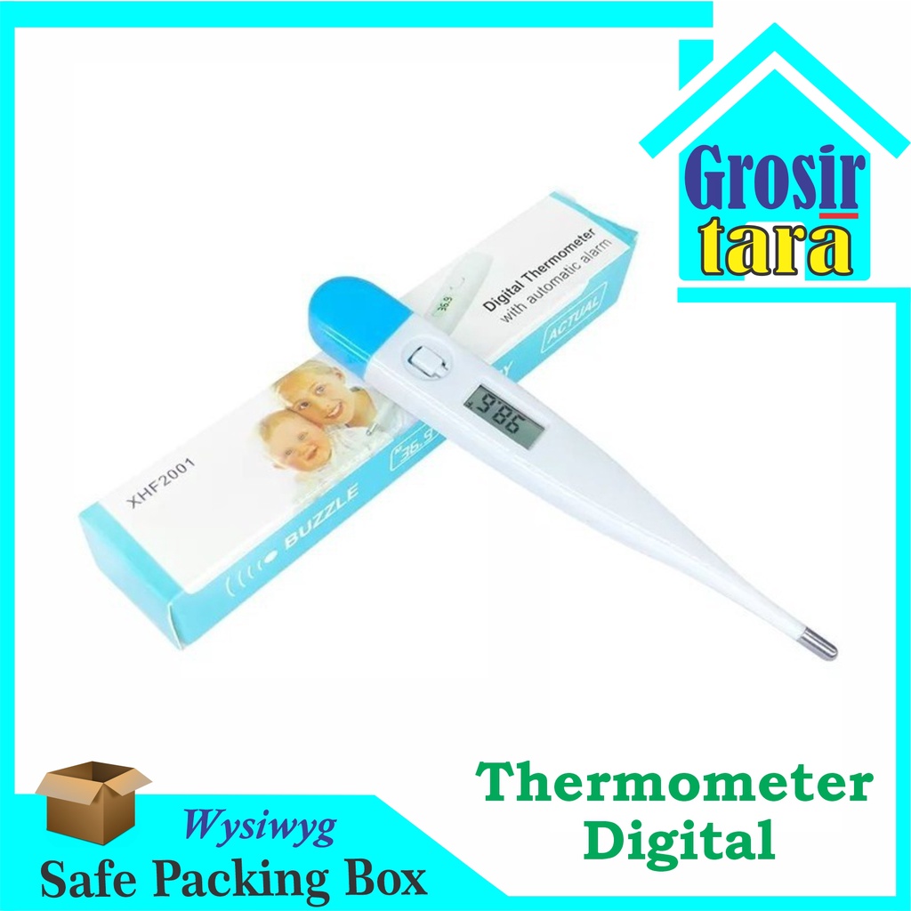 Thermometer Digital Pengukur Suhu Tubuh Termometer Badan Dewasa Anak