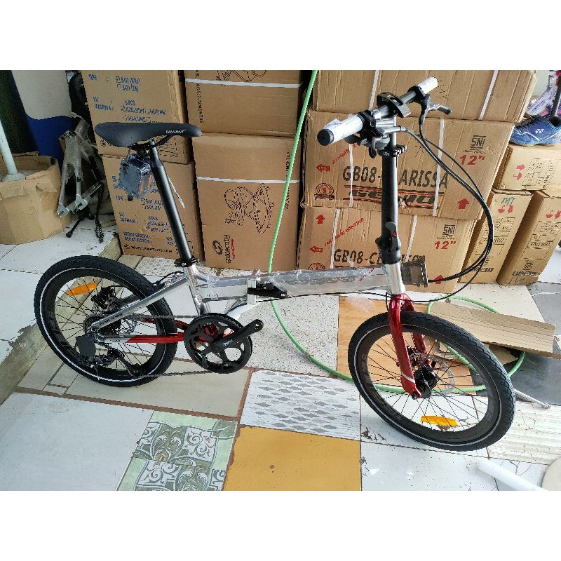 sepeda lipat element police Texas bike to work