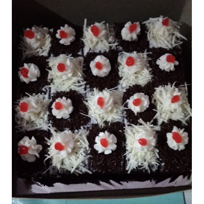 

Brownies potong hias