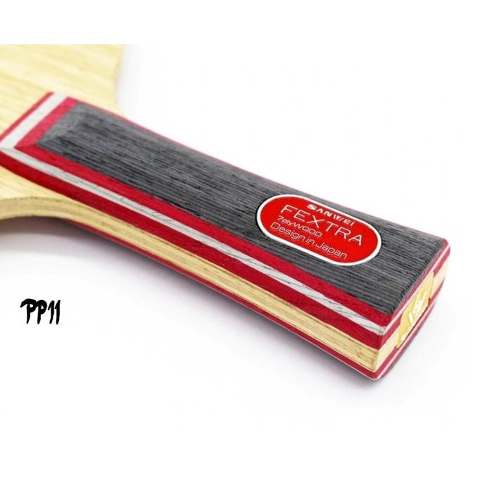 Diskon Sanwei Fextra (Nordic Vii) - Bat Bet Blade Kayu Tenis Meja Pingpong - Flaired Fl