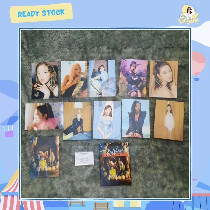 POSTCARD RBB IRENE SEULGI WENDY JOY YERI RED VELVET GROUP PC KARTU POS