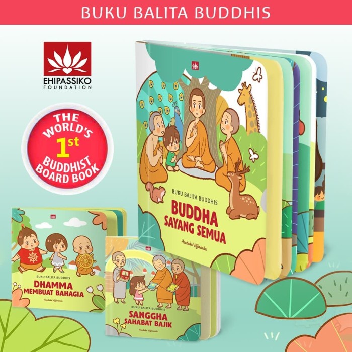 

GRATIS ONGKIR BUKU BALITA BUDDHIS - Buddha Dhamma Sanggha (1 Set Isi 3 buku) BR312