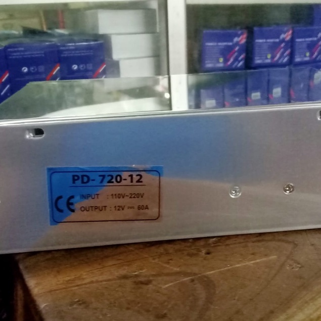 Switching Power Supply 12V 60A ( 12 Volt 60 Ampere ) bagus handal