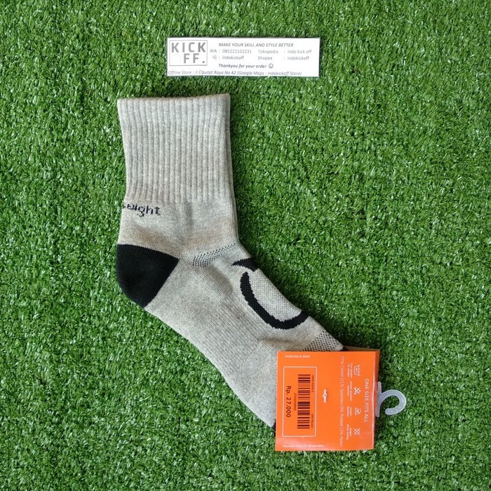 KAOS KAKI SEKOLAH / KAOS KAKI OLAHRAGA ORTUSEIGHT RAPID SOCKS S - GREY