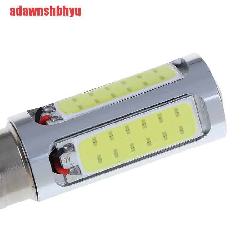 (Adawnshbhyu) 1pc Lampu Depan Led Cob Warna Putih Untuk Motor/Atv H6M Px15D