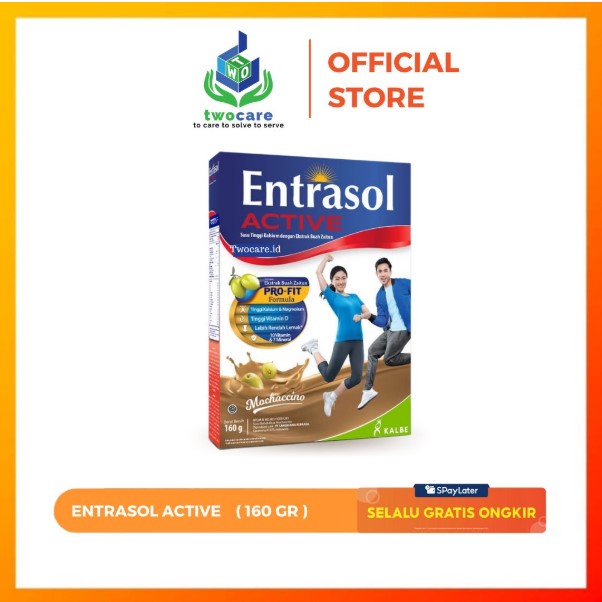 Entrasol Active 160 gr Vanilla Coklat Moka - Susu Lansia