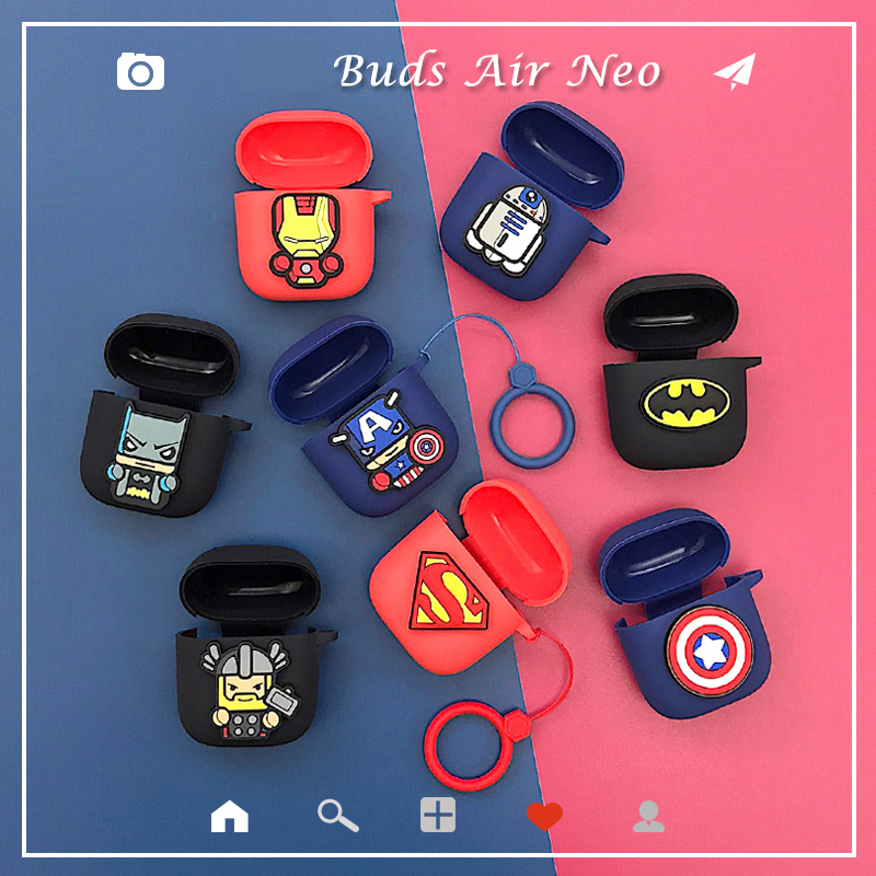 Casing Soft Case Silikon Motif Kartun Untuk Realme Buds Air Neo / Realme Buds Air