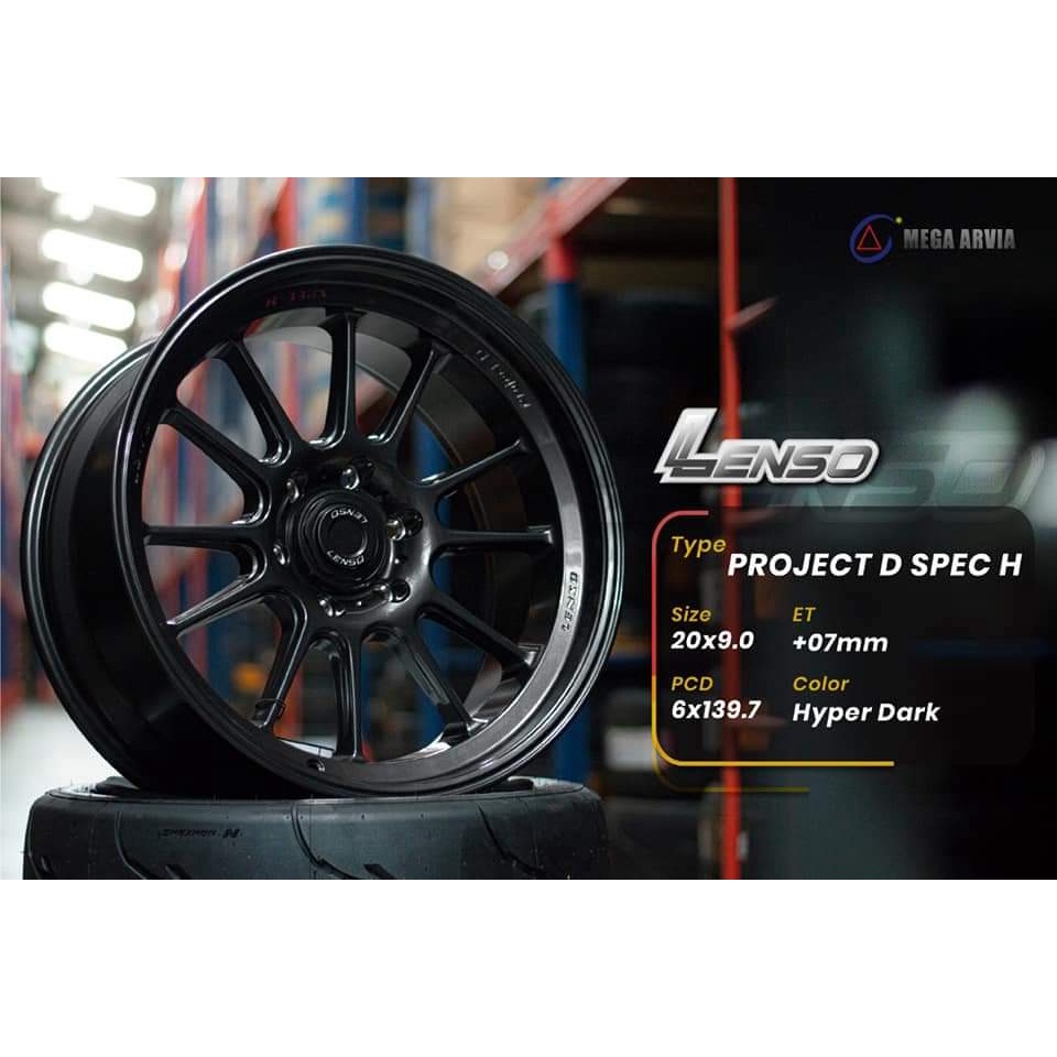 Jual Velg Mobil Lenso Project D SpecH Ring 20x9 H 6x139.7 +07 HD