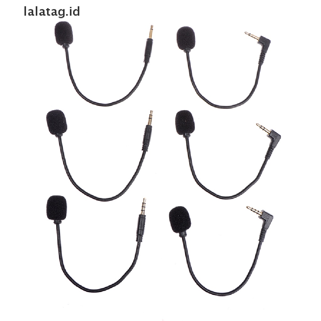 (lalatag) Headset Headphone Gaming Stereo HD Mini Portable Dengan Mic + Jack 3.5mm (ID)