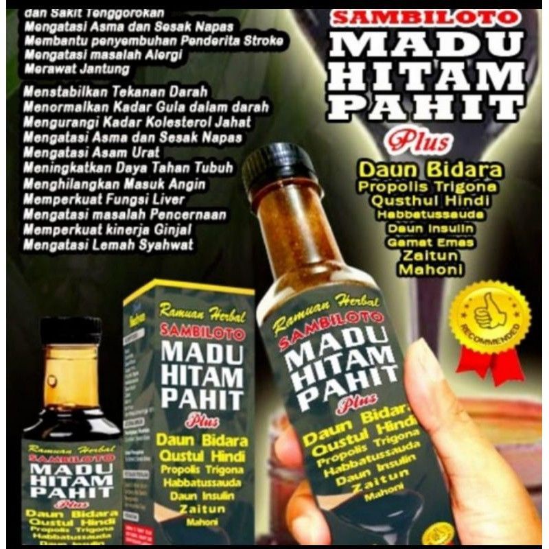 Madu Pahit Sambioto Plus Qusthul Hindi - Madu Hitam Pahit Shabyan