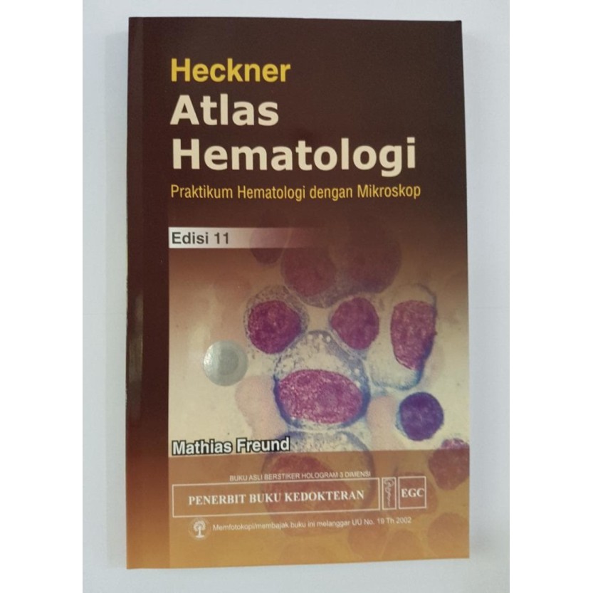 Buku Kedokteran [ORIGINAL] Atlas Hematologi 11e - Heckner