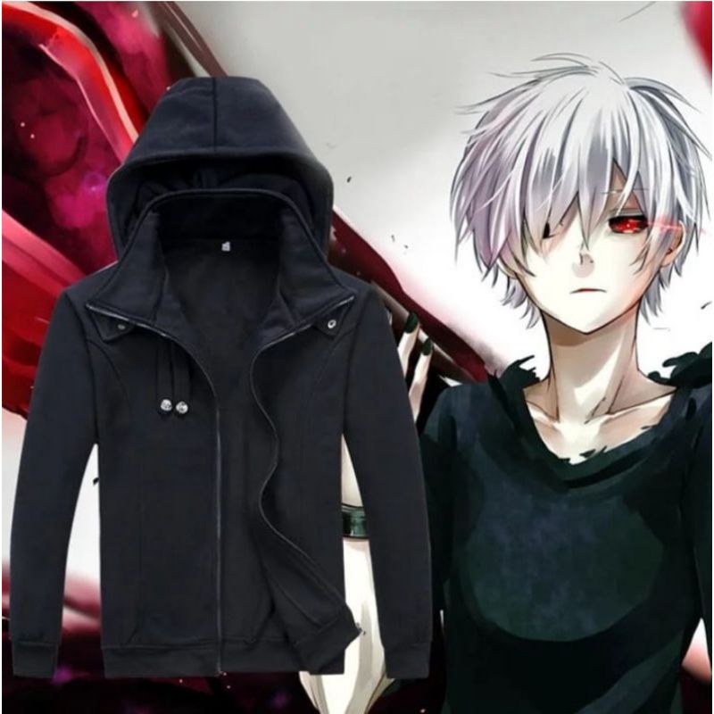 Jaket Jepang/Anime Cosplay Tokyo Ghoul - Tokyo Ghoul Black Jacket