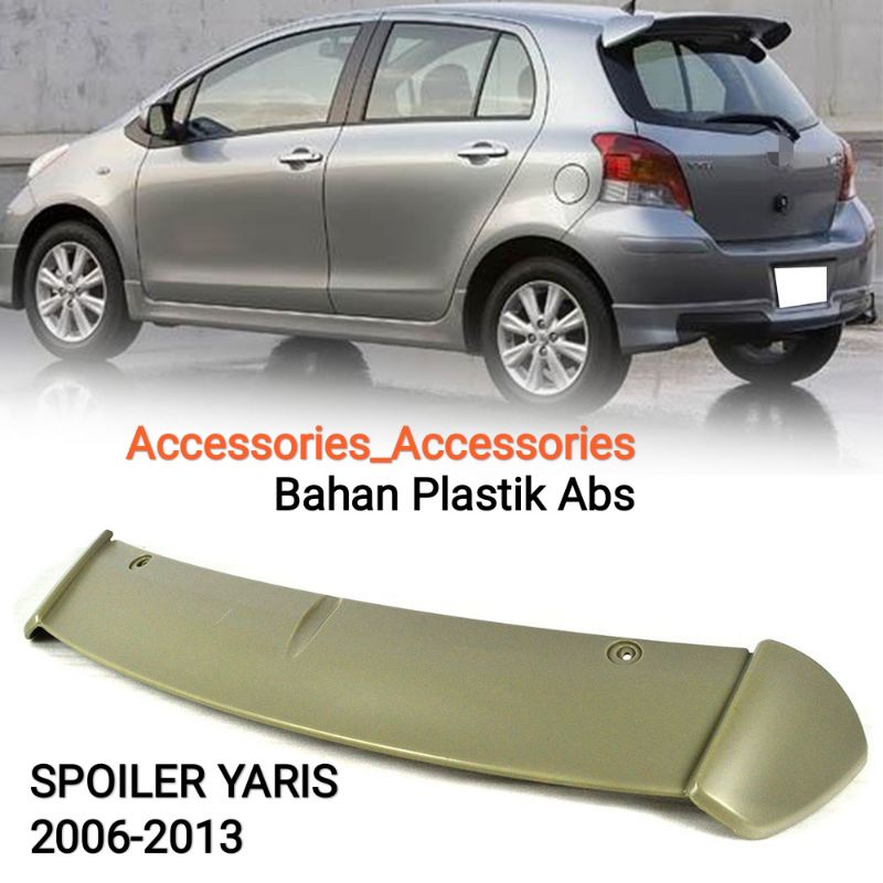 Spoiler Yaris Bakpao 2006-2013 Plastik ABS
