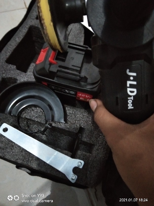 Cordless Angle Grinder 48v Jld Brushless Mesin Gerinda 48v