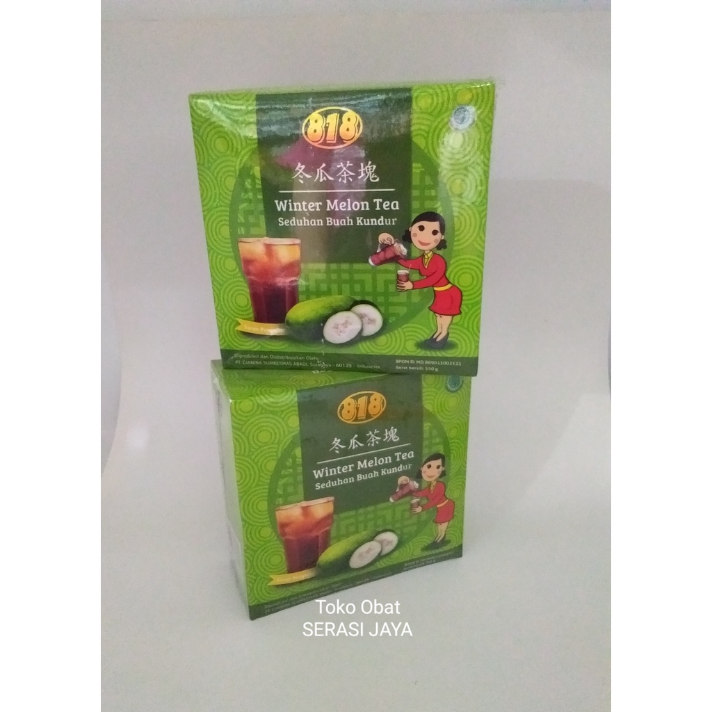 

WINTER MELON TEA 818 BRAND 550 GRAM MENGOBATI PANAS DALAM BERKHASIAT !!