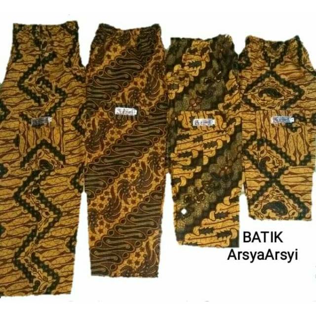 Celana Boim Anak Pangsi anak Betawi / celana batik panjang 7-14 tahun Size, 5,6,7-Vegasus Store(COD)