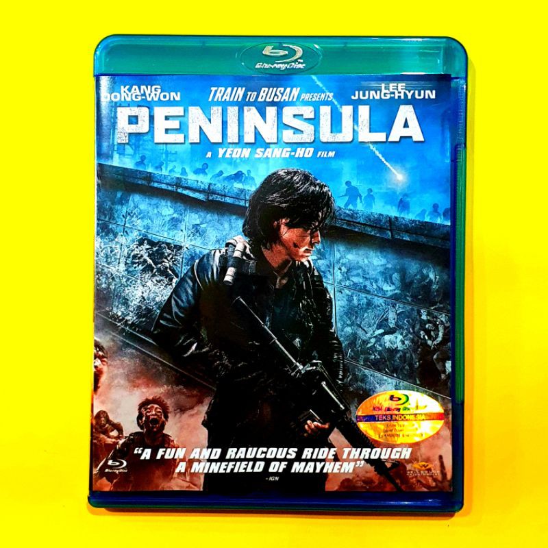 KASET BLU RAY FILM PENINSULA TRAIN TO BUSAN TERBARU - FILM ACTION PERANG ZOMBIE - FILM BOX OFFICE