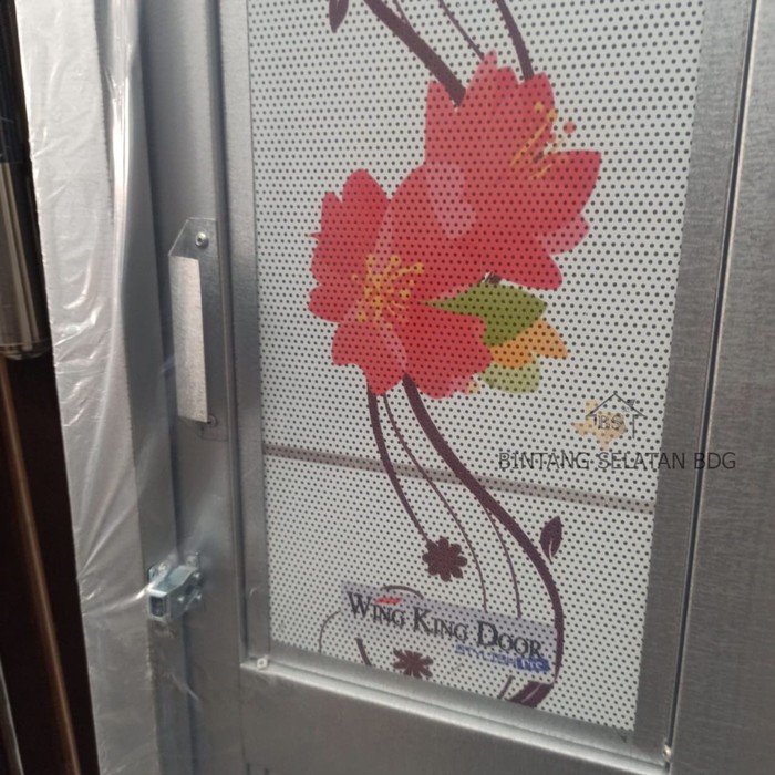 PINTU KAMAR MANDI WADJA WING KING STYLISH PRO GALVALUME TAHAN KARAT