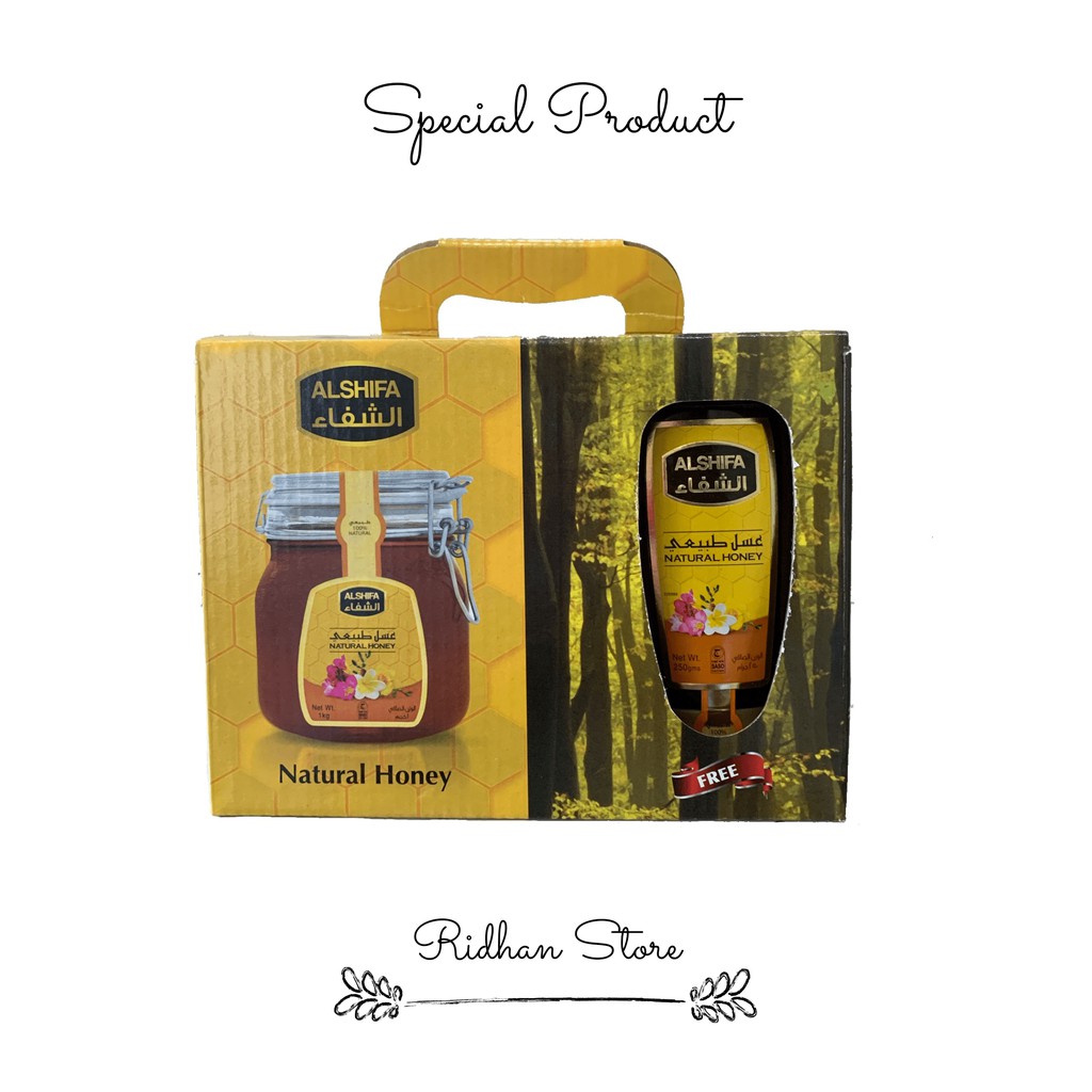 

Madu Al Shifa Natural 1 kg Promo Pack + Natural Squeeze 250gr