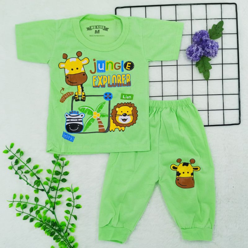 [Ss-1048] Pakaian Anak Laki-laki 1-3tahun, Baju Kaos Anak Casual, Baju Bermain, Setelan Anak Cowok