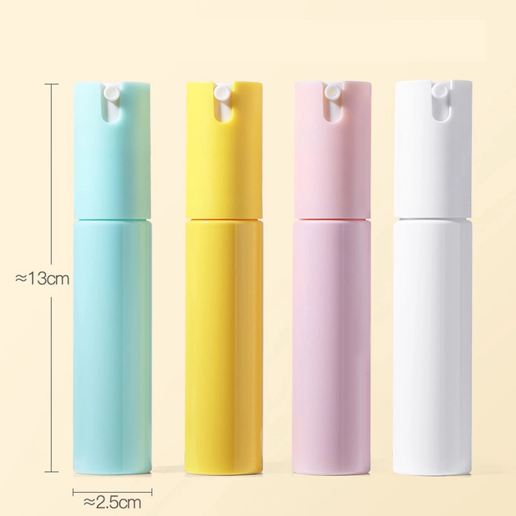 Botol Spray Kosong 30ml Bahan Plastik Warna Macaron Untuk Parfum / Kosmetik