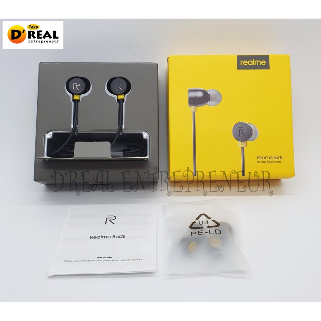 Realme Headset Magnetic Buds Original Earphone Bass