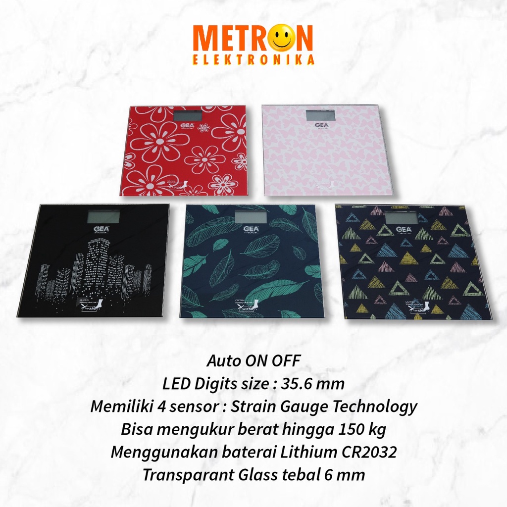 GEA EB 1622 TIMBANGAN BADAN DIGITAL / EB1622
